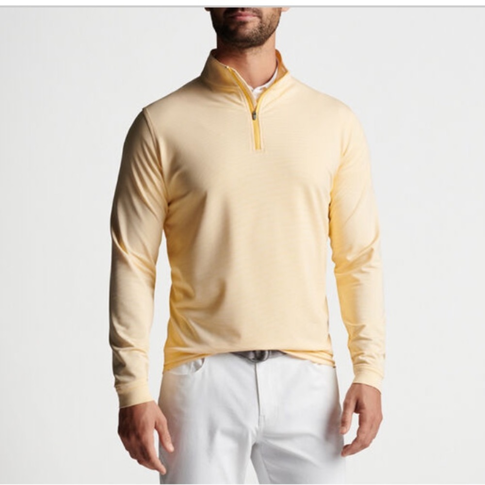 Peter Millar Crown Sport Performance Quarter Zip. Size L, NWT
